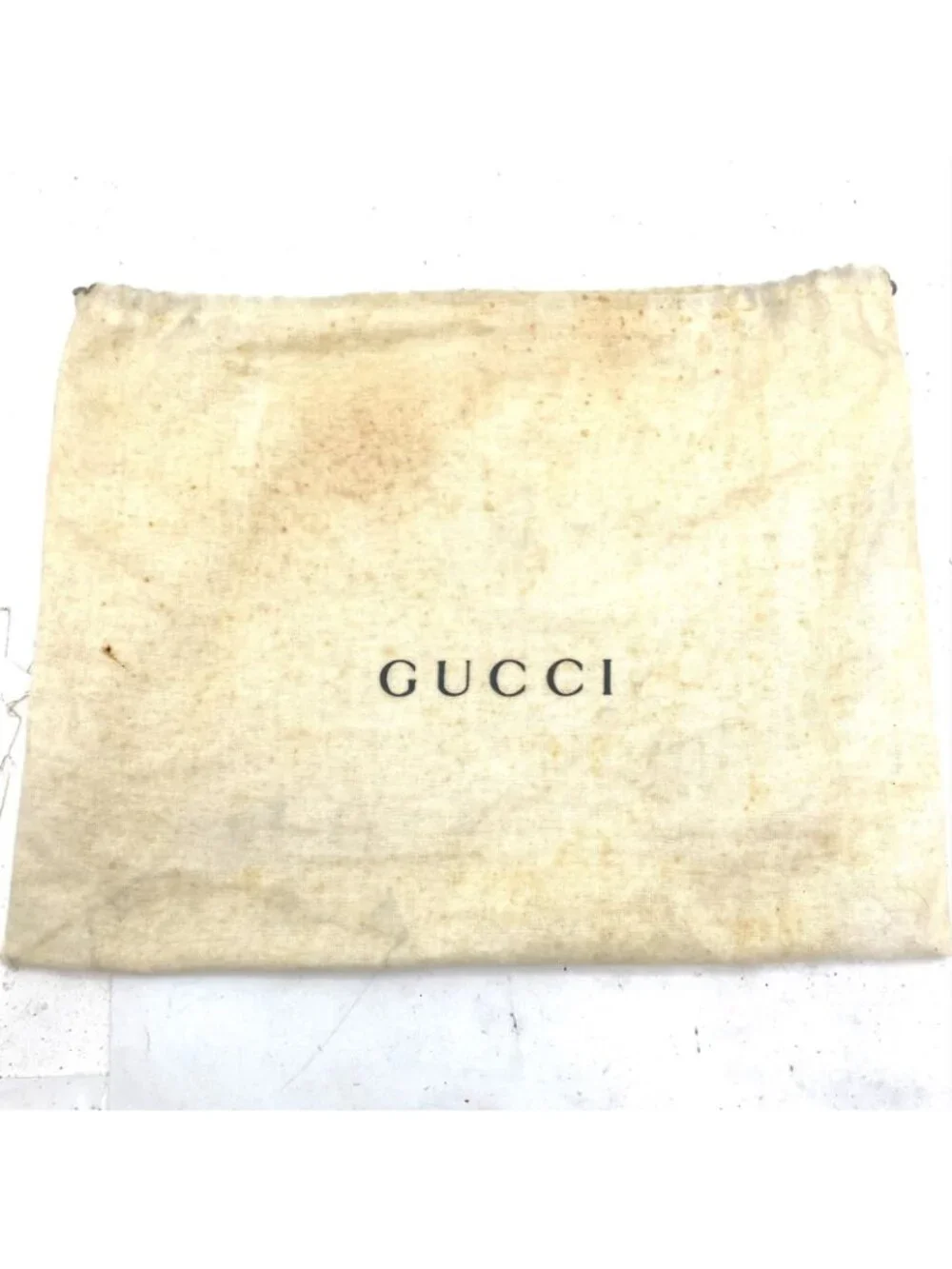 Gucci Handbag Leather Black Tote GG Business - Picture 15 of 15